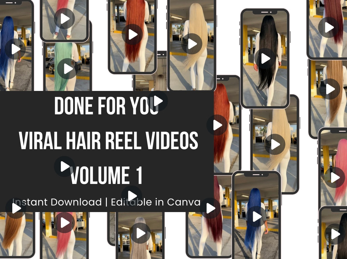 Done-For-You Viral Hair Reels (Volume 1)
Premium AI Ad Pack for Hair Brands, Vendor Sellers & Resellers